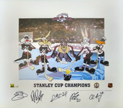Fine Artwork On Sale Fine Artwork On Sale Stanley Cup Toons (5 Signatures) (Framed)